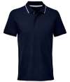 04769 Palermo SOL'S Unisex Palermo Polo Shirt French Navy / White colour image